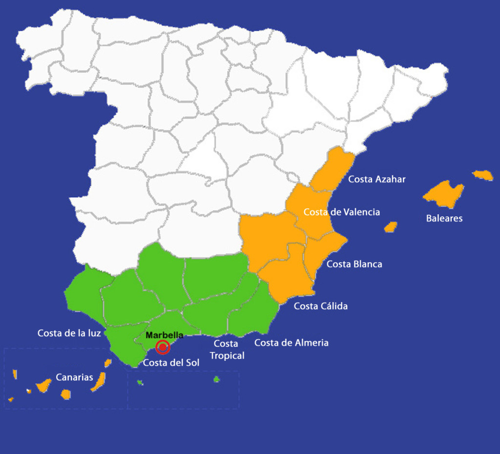 V&O Lawyers Marbella – Catchment areas – Spain V&O Lawyers Marbella - Catchment areas - Spain